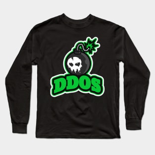 Hacker DDoS Attack Long Sleeve T-Shirt
